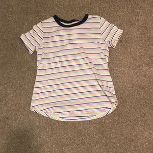 Colorful striped shirt